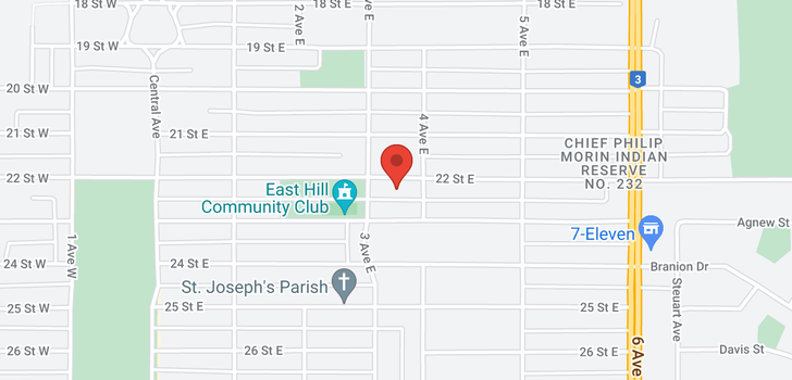 map of 325 22nd ST E